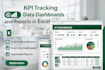 create KPI tracking charts data dashboards and reports in excel