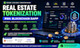 develop real estate tokenization, rwa blockchain dapp, real world asset dapp