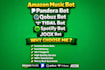 build amazon music bot, pandora bot, qobuz bot, tidal bot, spotify bot, joox bot