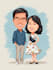 draw your couple caricature