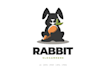 do modern high quality rabbit logo with express delivery