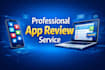 test your mobile app and give feedback