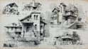 do hand drawn architectural sketches
