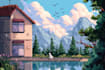 create pixel art game backgrounds and environments