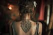 professional tribal tattoo design illustration
