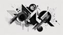 custom an abstract black tattoo design