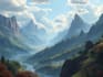 design amazing fantasy landscape environment art