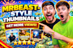 design high CTR youtube thumbnails