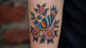 make old school style tattoo design