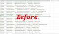 do excel data cleaning and formatting