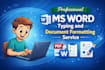 format and design microsoft word document