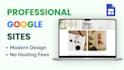 create a clean google sites website from your content