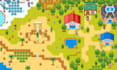 create pixel art tileset 2d topdown pixel art background rpg game map and asset
