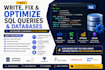 fix and optimize your sql queries  expert help