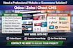 build odoo zoho ghost ecommerce website sites builder customization design