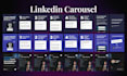 design linkedin carousel posts, infographics