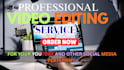 do professional video editing in 1 day for any style