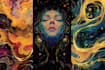 illustrate custom abstract psychedelic art for your