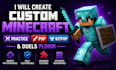 create custom minecraft practice pvp kitpvp and duels plugin