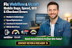webflow ucraft mobile bug speed issue checkout fail payment error seo fix