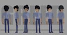 design professional 2d character sheet for animation