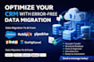 do data migration salesforce hubspot pipedrive spreadsheets zoho go high level