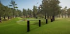 model 3d 18 holes golf course, golf landscape, golf space, terrain