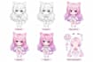 draw and rigging high quality chibi live 2d vtuber model