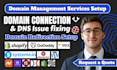 connect domain to website, transfer domain in godaddy, squarespace, or fix dns