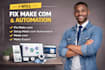 fix make com, setup make com automation, made com, make automation, make expert