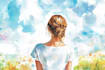 design a watercolor illustration