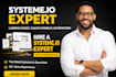 setup systeme io sales funnel design systeme io landing page and email flows