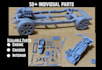 3d printable car model modular truck kit rc body vehicle stl for 3d printing