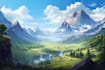 design detailed fantasy landscapes