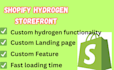 create shopify stores and hydrogen storefronts with oxygen hosting