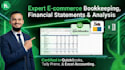 do ecommerce bookkeeping, tally, excel, quickbooks, xero