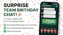 create a whatsapp style birthday surprise from your whole team