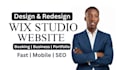 wix studio website design wix studio website redesign wix studio wix expert wix
