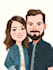 make an awesome couple caricature