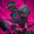 do a cyberpunk anime art
