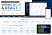 do full stack web app, spring boot and react