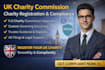 uk charity registration charity commission setup compliance