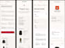 mobile app UI design figma