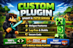 develop custom spigot or paper minecraft server plugin