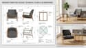 design modern furniture with 3d rendering and technical plans