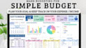 create excel budget spreadsheet, budget planner, finance tracker on google sheet