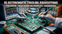 electronics troubleshooting, pcb repair dead board no power fix, diagnostics