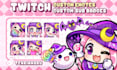 draw custom twitch emotes, sub badges, gif animated emotes, for vtuber rigging