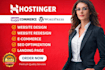 design hostinger website fix wordpress landing page redesign wordpress website