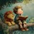 digitally paint colourful children book illustrations